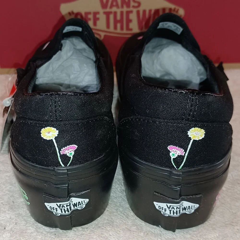 Vans Men's 5/Women's 6.5 Slip On Stackform Morph Glow Blackout VN0A7Q5R10J